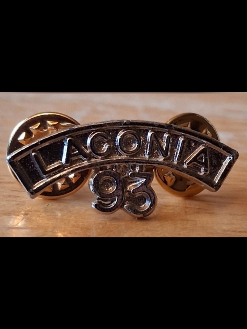 Vintage Harley-Davidson Laconia 1993 Biker Moto Flare Pin Jewelry